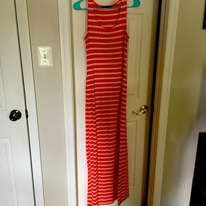 Orange and cream maxi